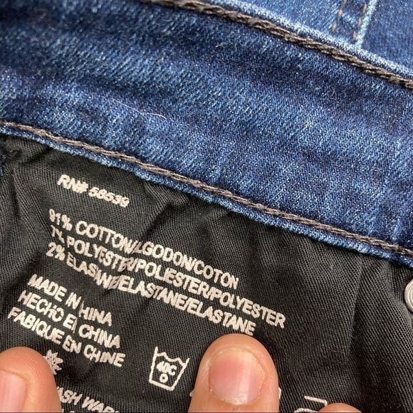 edyson Dark Wash Skinny Jeans distressed - Picture 5 of 10